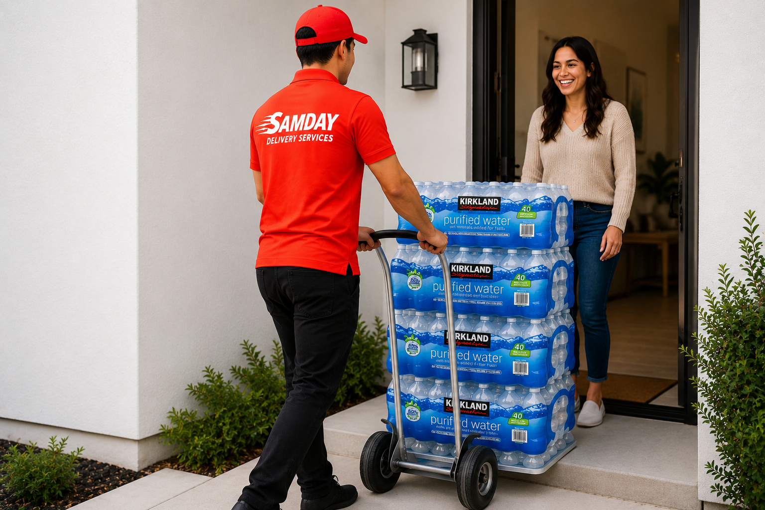 SAMDAY Kirkland water bottles 40 pack Costco
